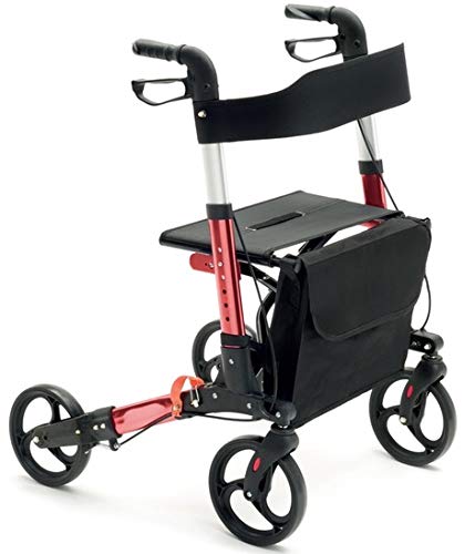 Deambulatore/Rollator Pieghevole In Alluminio - Ingombro Ridotto - Ksp Mod. R25