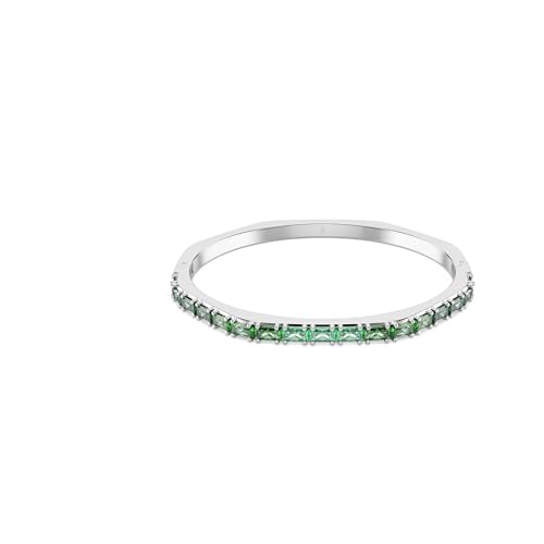 Bracciale Matrix, Misura Baguette, Verde, Metallo Rodiato, Medium, Cristallo, Zirconia, Medium, Cristallo, Zirconia Cubica, Medium, Cristallo, Zirconi