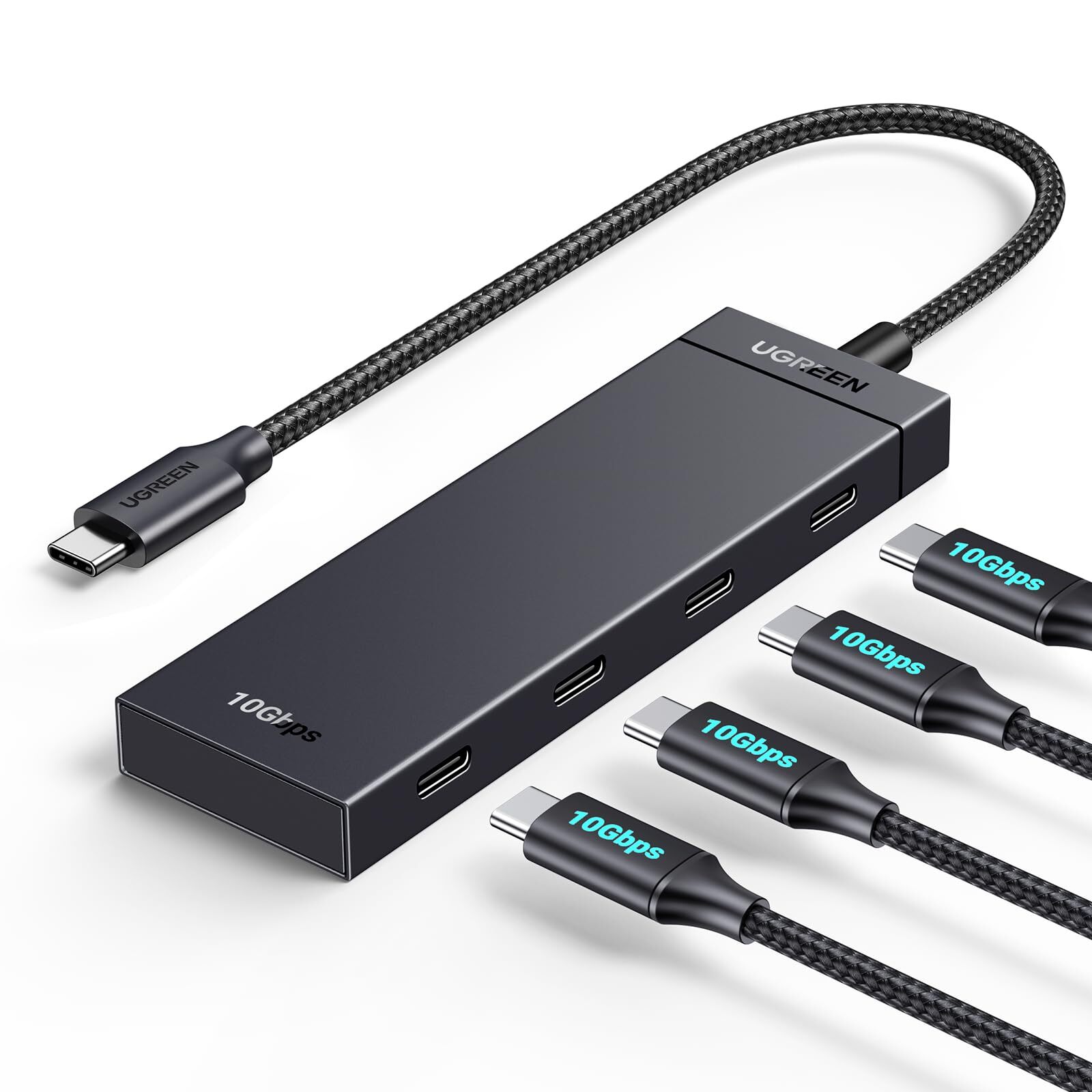 UGREEN 10Gbps Hub USB C 3.2 Gen 2 a 4 Porte USB C Adattatore USB C