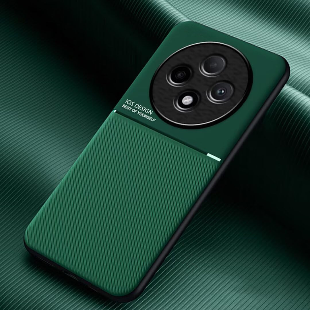 COMAKU Cover per Oppo Reno 12 FS 5G / Reno 12F 5G, Ultrasottile PU + TPU (M0K)