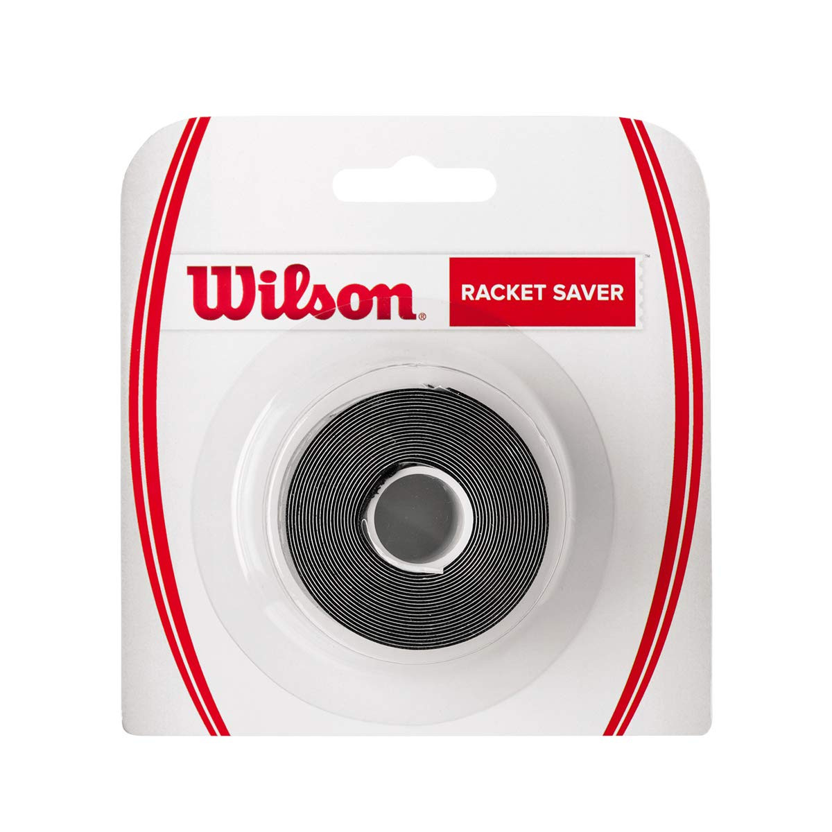 Wilson Nastro Proteggi Racchetta, Racket Saver, Nero, WRZ522800 (J3D)