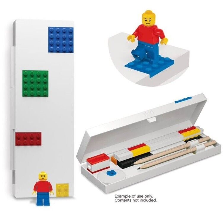 Astuccio Lego + personaggio, astuccio VUOTO con personaggio LEGO, limited edit.