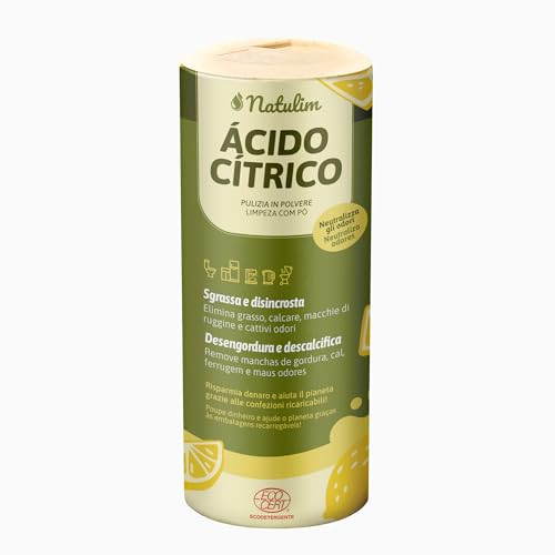 Natulim Acido Citrico in Polvere - Detergente e Disincrostante Naturale - (U0f)
