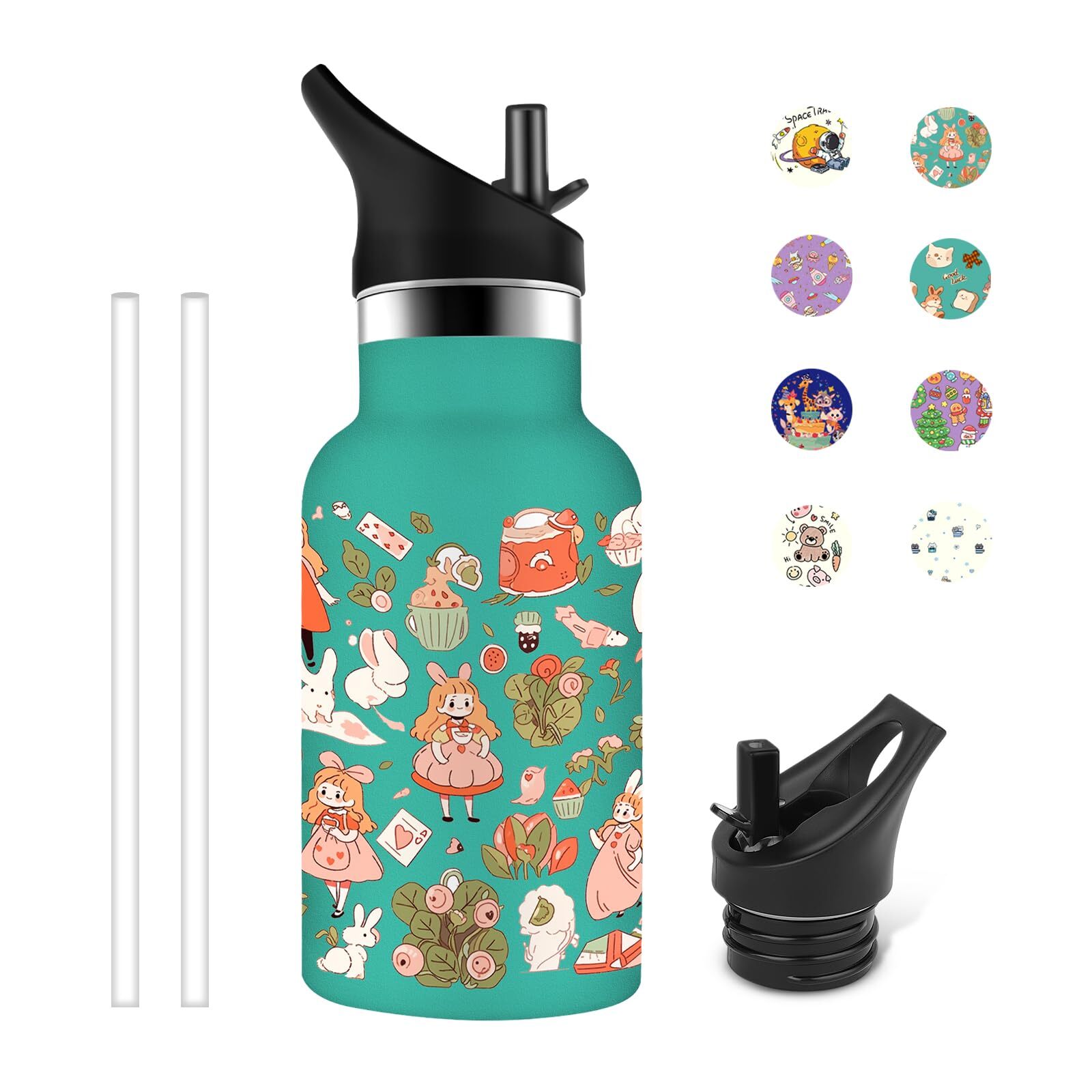 Grsta Borraccia Bambini, 350ml Borraccia Termica, Borraccia (R0Q)