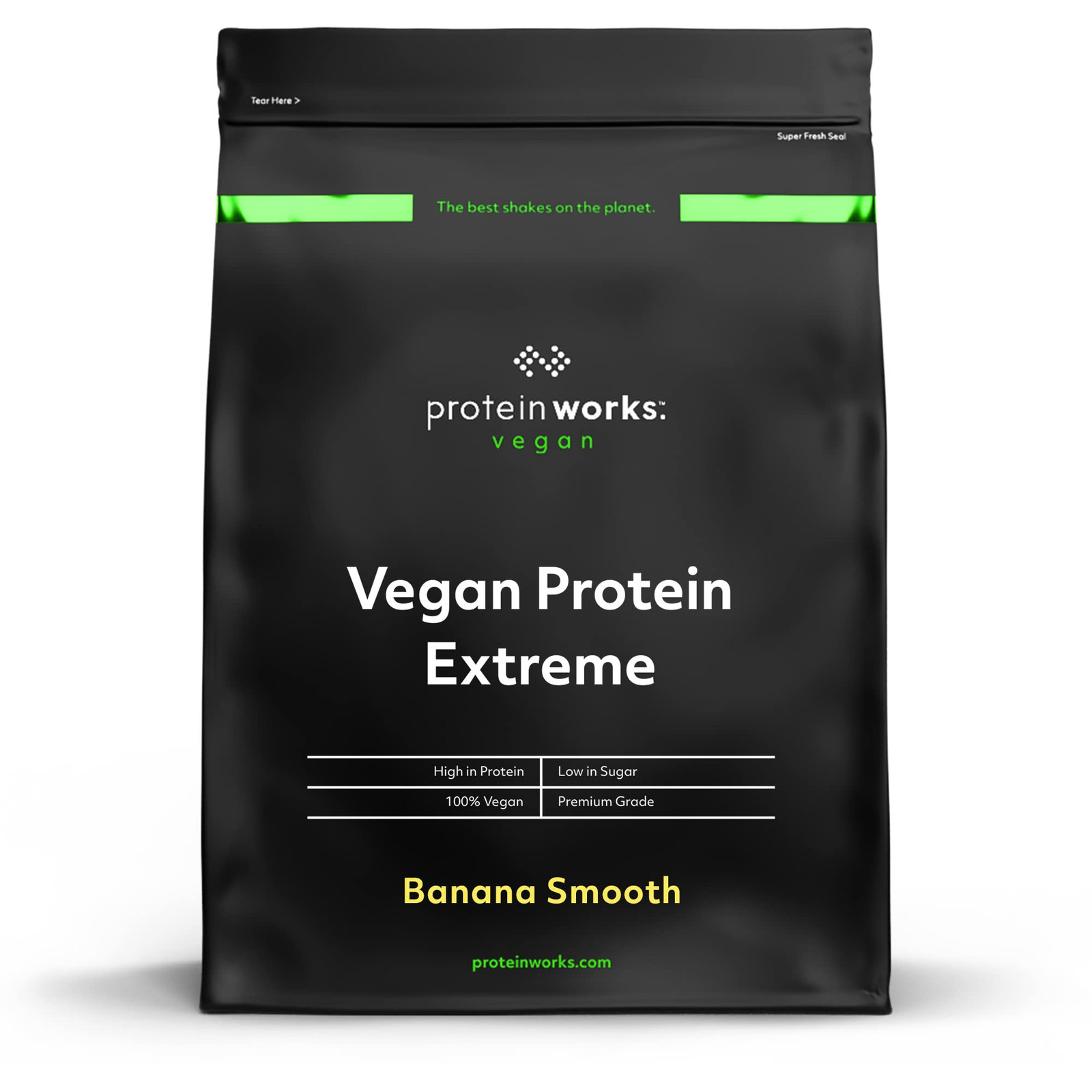 THE PROTEIN WORKS Proteina Vegana Extreme In Polvere, Banana Vellutata, 1 (i8l)