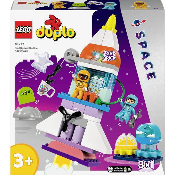 LEGO Duplo 10422   LEGO® DUPLO® Spaceshuttle 3 in 1 per molte avventure