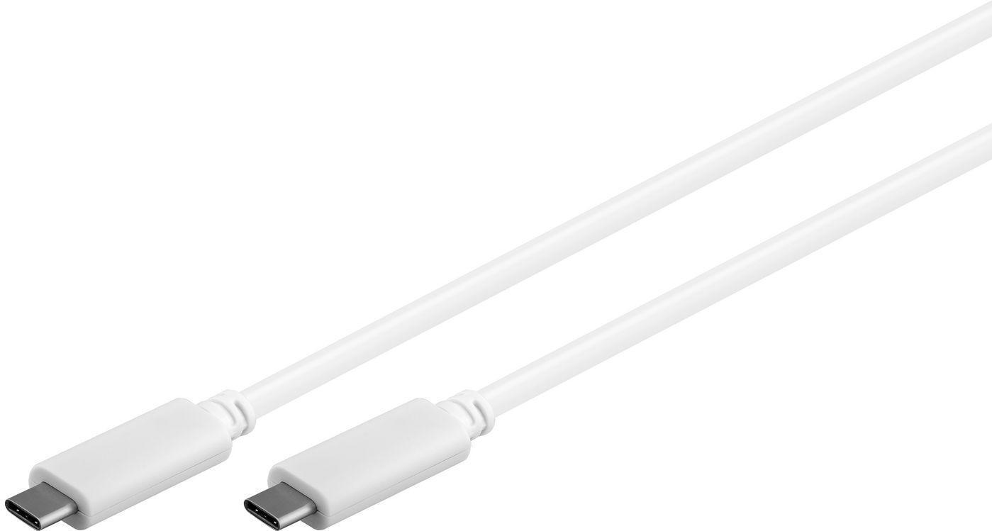Microconnect USB3.1CC05W cavo USB 05 m USB 3.2 Gen 2 3.1 Gen 2 USB C Bianco (USB