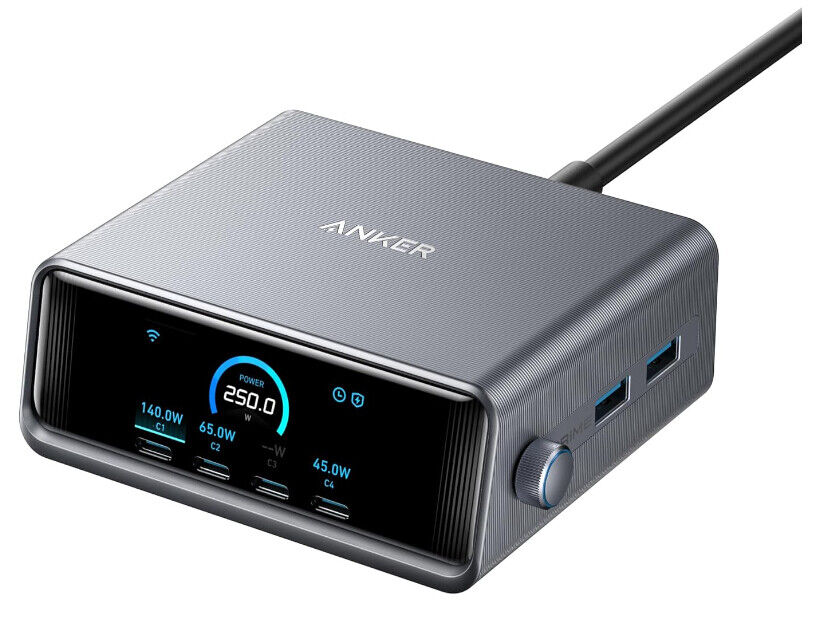 Anker Prime GaN Universale Nero Ricarica rapida Interno