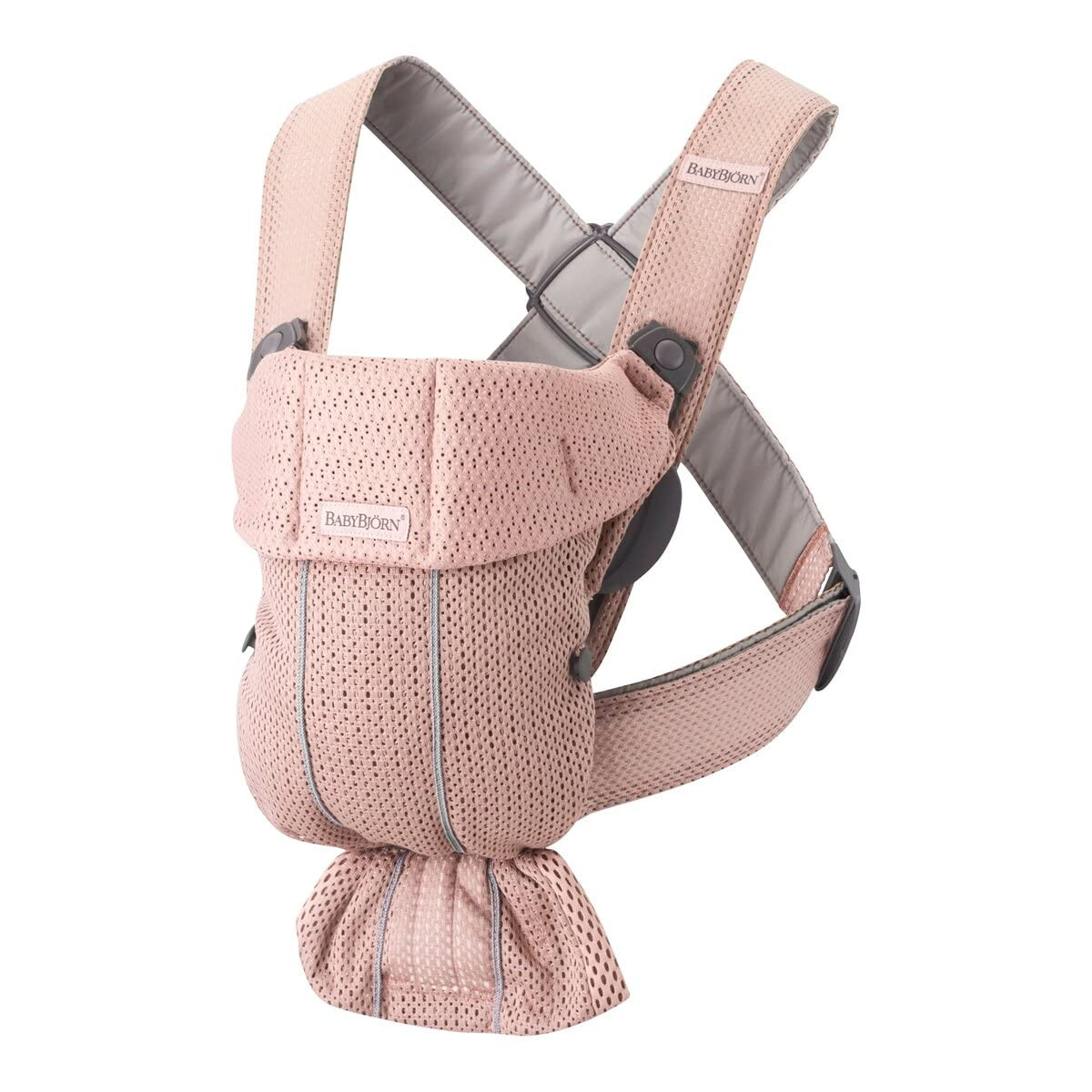 BabyBjörn Marsupio Mini Mesh 3D, Rosa polvere (e6I)