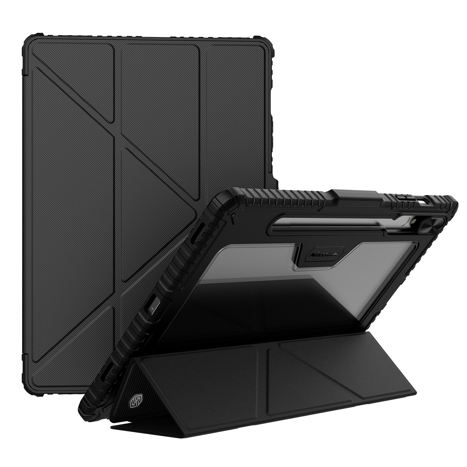 Nillkin, Custodia anti-urto per Samsung Tab S9 Plus e S10 Plus copertina stand