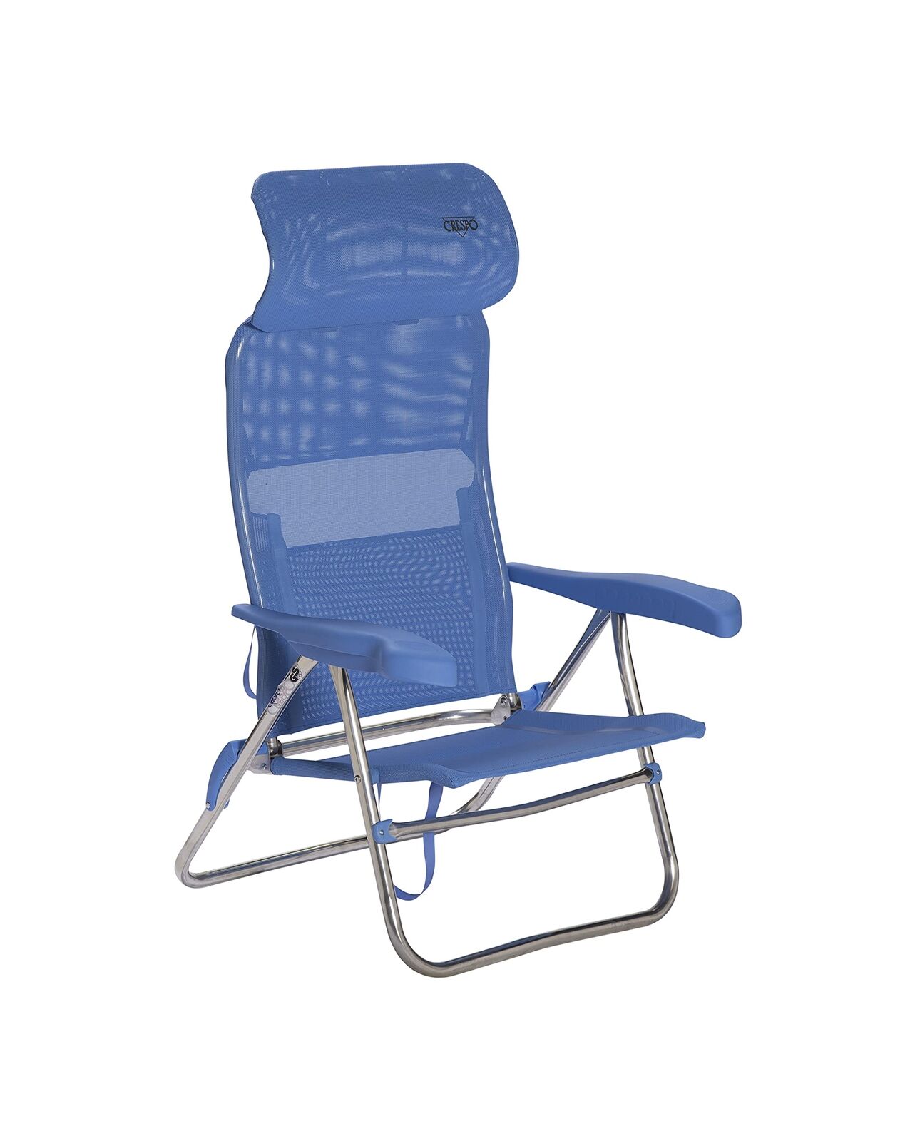 Crespo Silla Playa aluminio, desmontable. (Multifibra) CABEZAL Compact (N8N)