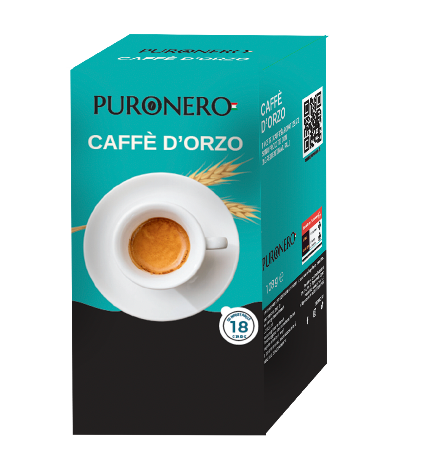 72 CIALDE PURONERO AL GUSTO DI CAFFE' D'ORZO - SPEDIZIONE GRATUITA