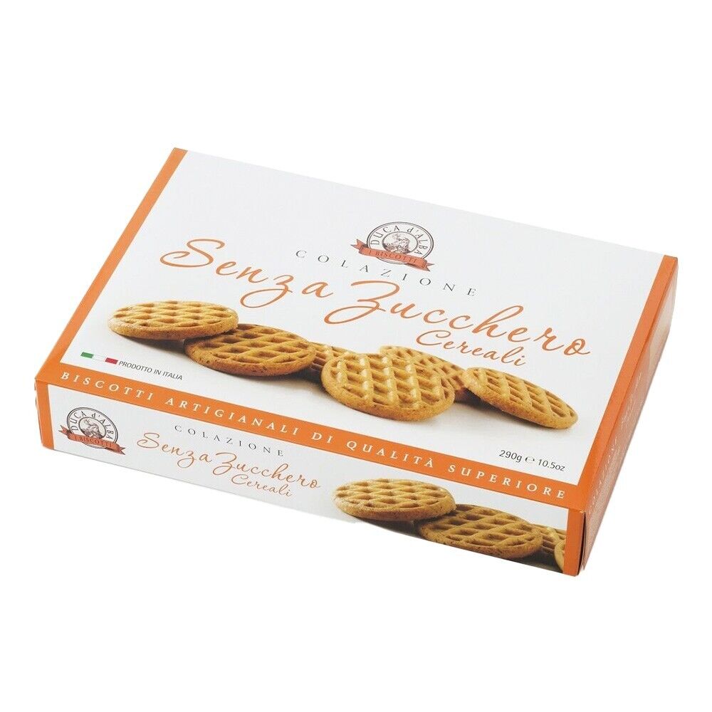 Grondona Biscotti per la Colazione ai Cereali Senza Zucchero 290gr