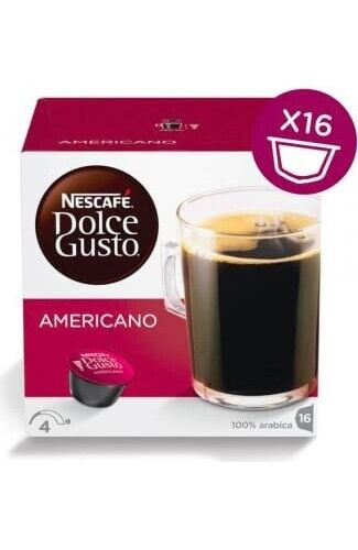 Nescafé Dolce Gusto Capsule caffé Dolce Gusto Americano 100% Arabica cf 16 pz 12