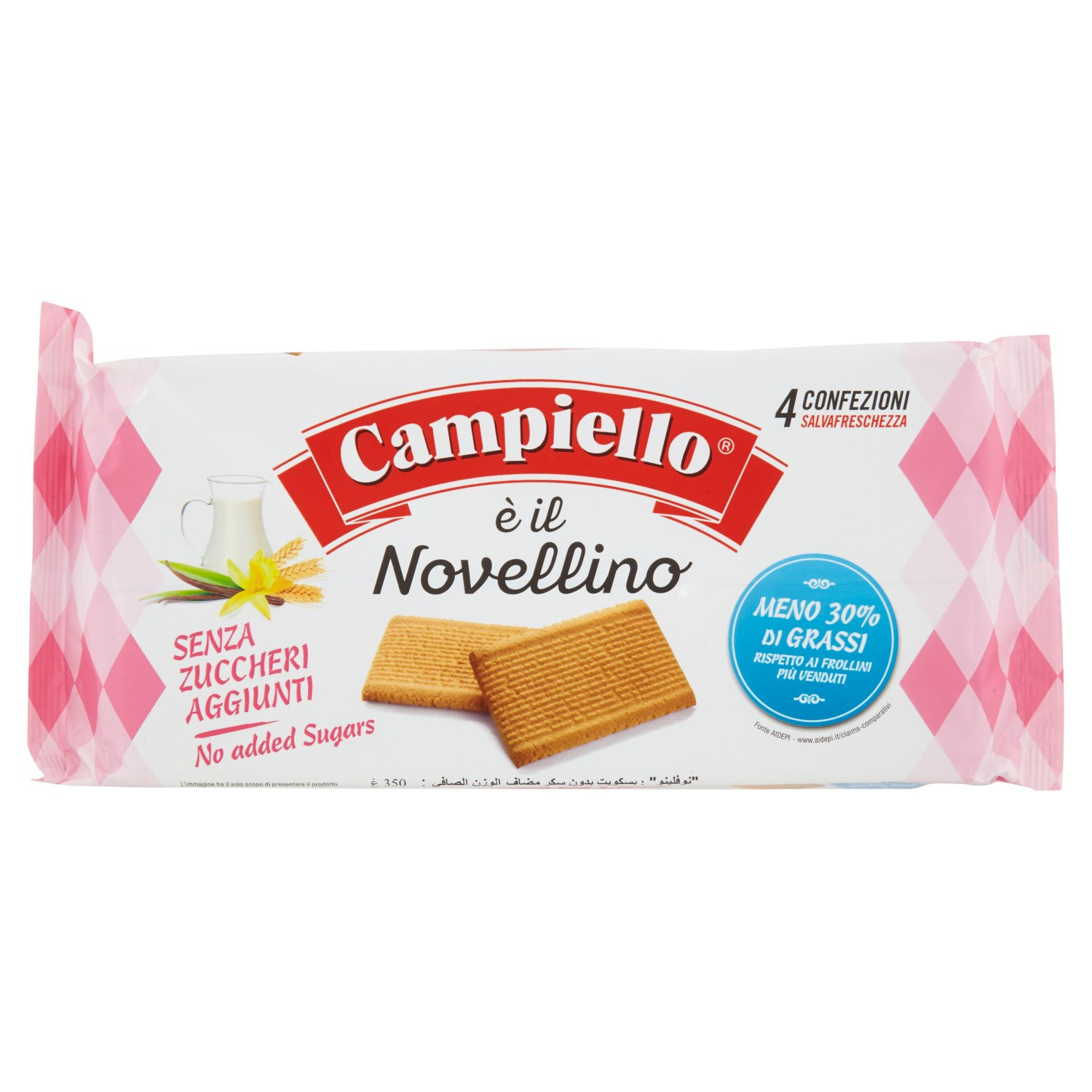 Campiello è il Novellino Senza Zuccheri Aggiunti 350 g
