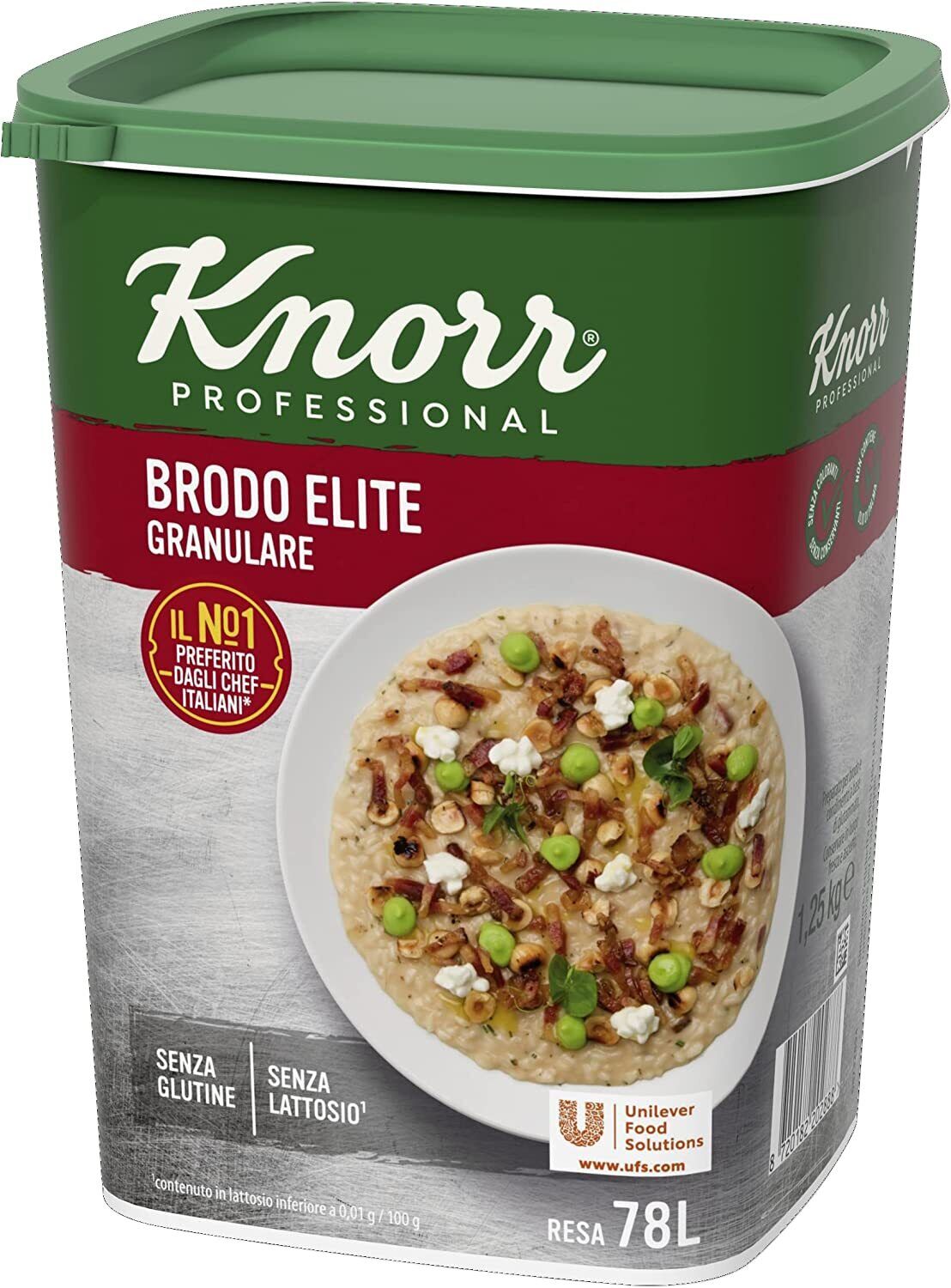 Knorr Brodo Elite Granulare 1,25 kg Preparato per brodo e condimento