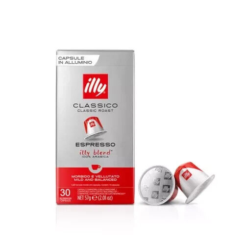 ILLY 240 Capsule Compatibili Nespresso Alluminio  Gusto Classico  SPED. GRATUITA