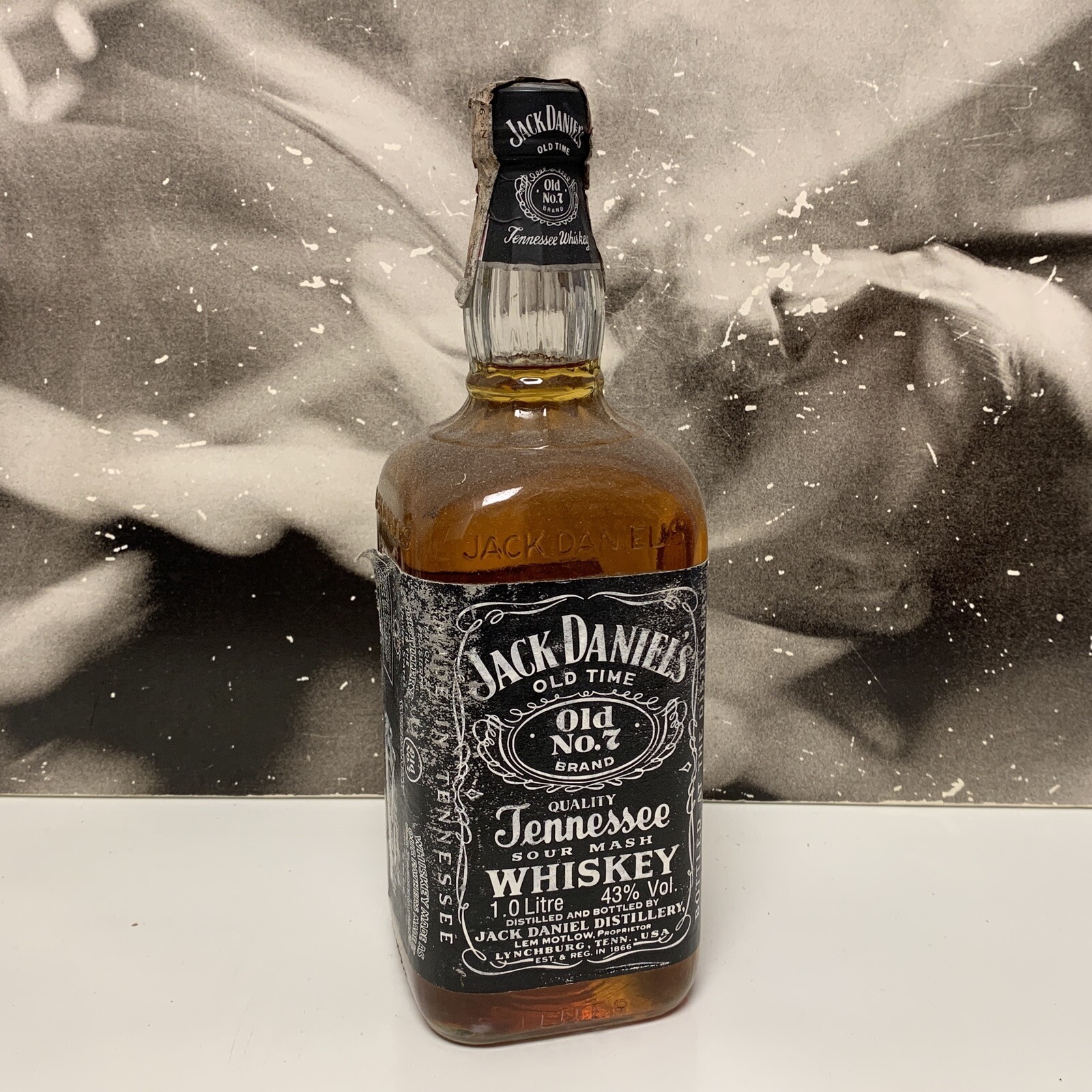 JACK DANIELS OLD No. 7 1990 1 LITRE TENNESSEE WHISKY - ITALY IMPORT