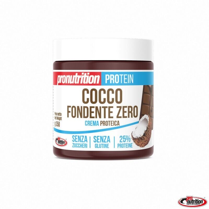 PRO NUTRITION Crema Proteica FONDENTE ZERO COCCO 350g