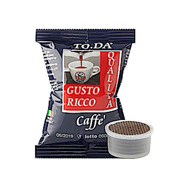 N.100 CAPSULE TODA MISCELA GUSTO RICCO (COMPATIBILI LAVAZZA ESPRESSO POINT)