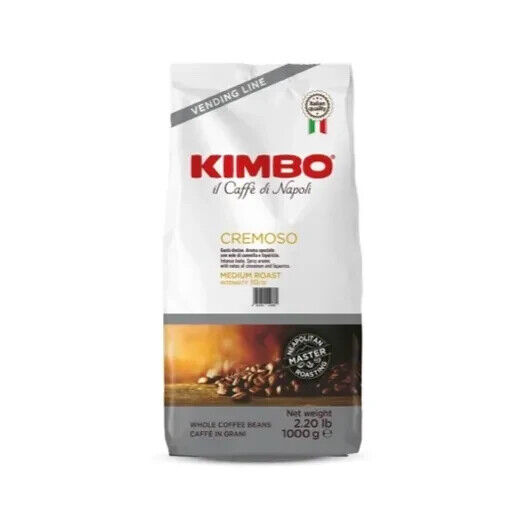 6 Kg Caffè in Grani Chicci Kimbo CREMOSO - Caffe Kimbo in grani Chicchi