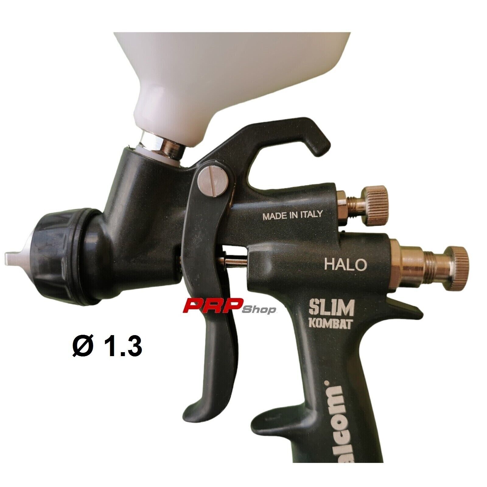 WALCOM SLIM KOMBAT HALO PISTOLA A SPRUZZO PROFESSIONALE CON REGOLATORE Ø 1.3