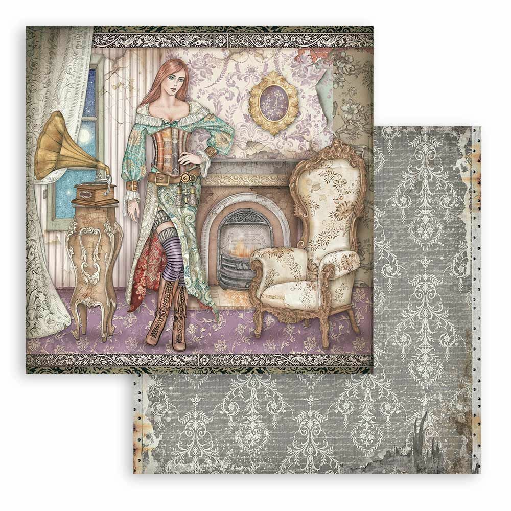 Carta Scrap Lady Vagabond Lifestyle Grammofono