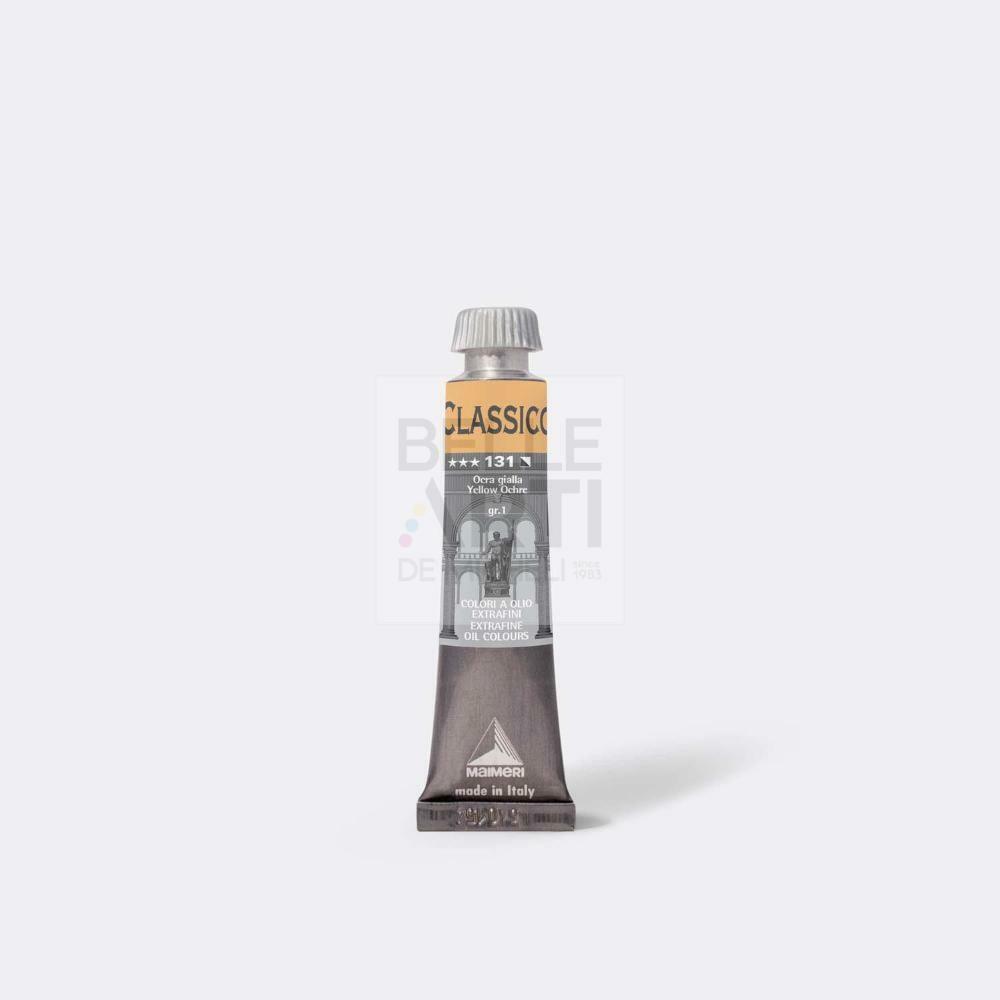 COLORE AD OLIO SERIE CLASSICO DA 20 ml. 131 OCRA GIALLA