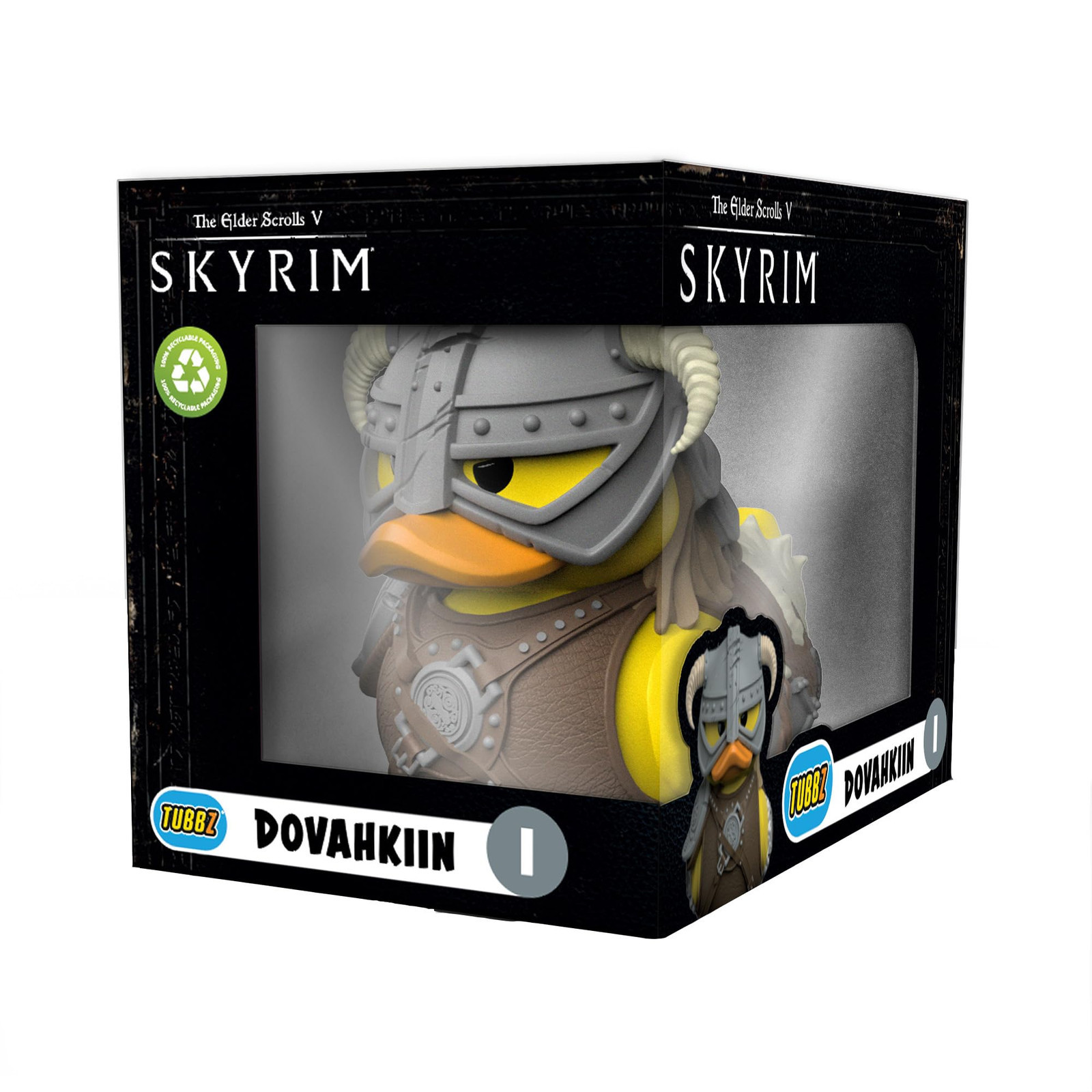 TUBBZ Boxed Edition Dovahkiin Collectible Vinyl Rubber Duck Figure - Official Sk