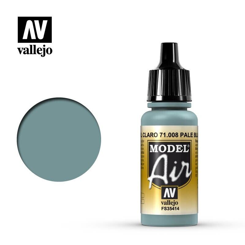 VALLEJO MODEL AIR PALE BLU 71008 COLORI VALLEJO