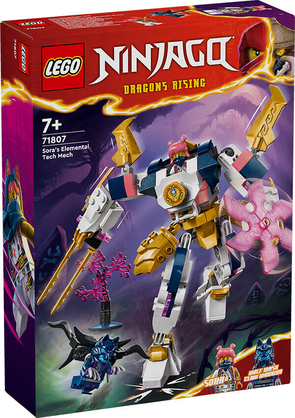 LEGO 71807 Ninjago - Mech elemento Tech di Sora