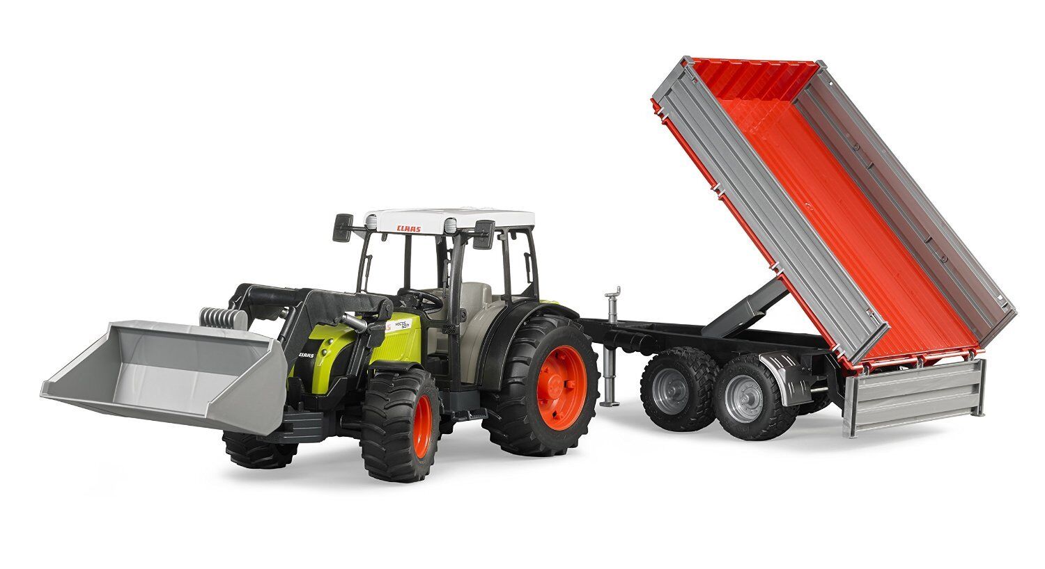 BRUDER: CLAAS NECTIS 267 F  - Trattore + Rimorchio / Tractor + Trailor [2112]