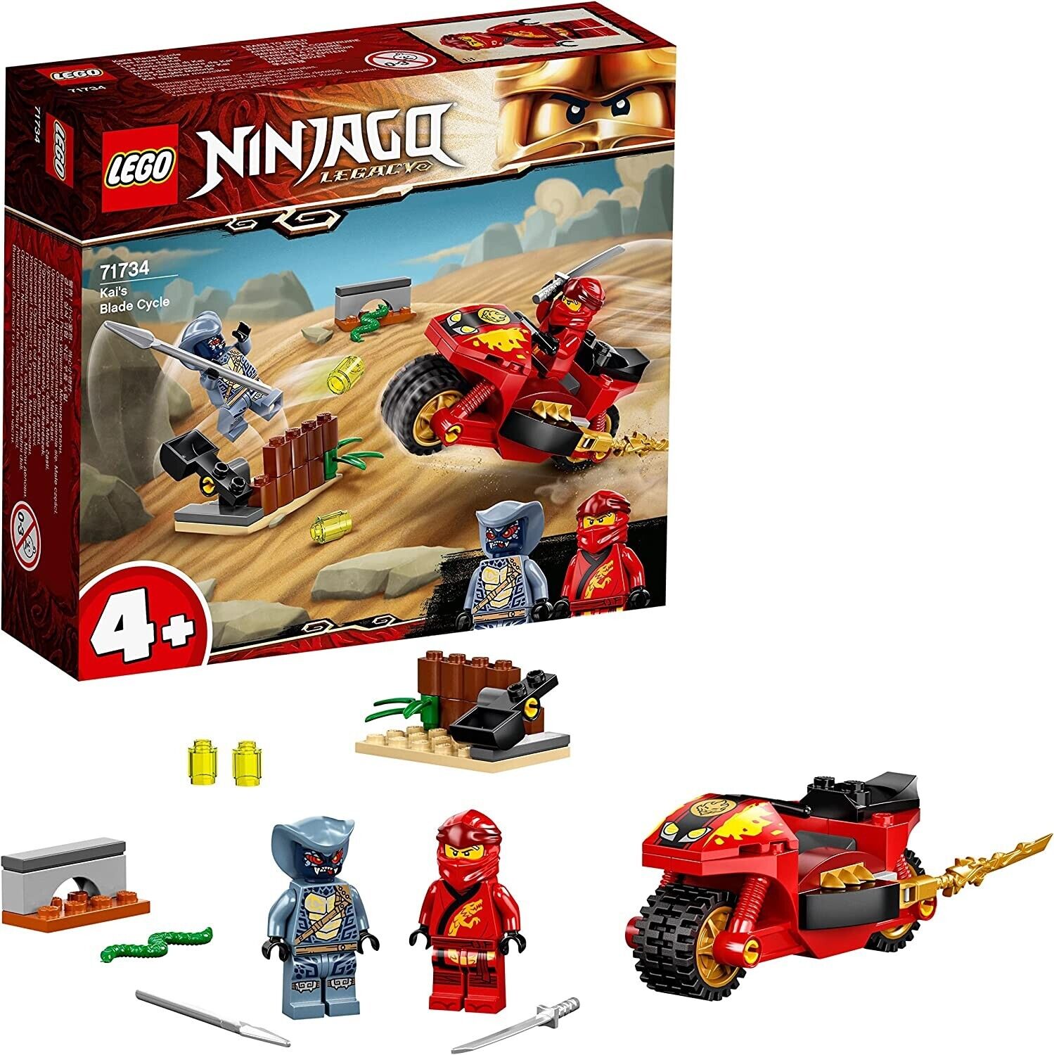 LEGO NINJAGO LA MOTO DI KAI - LEGO 71734 sigillato