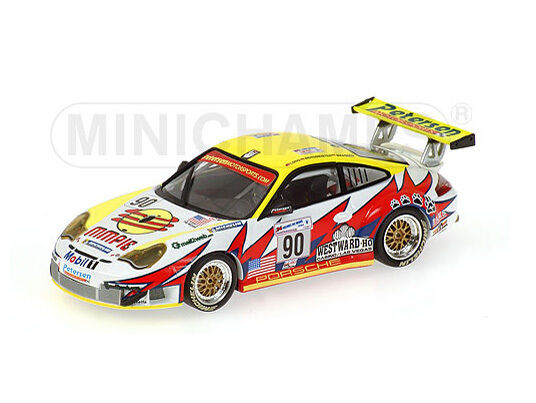 Minichamps 1:43 400 046990 PORSCHE 911 GT3 RSR #90 24H LE MANS 2004 NEW