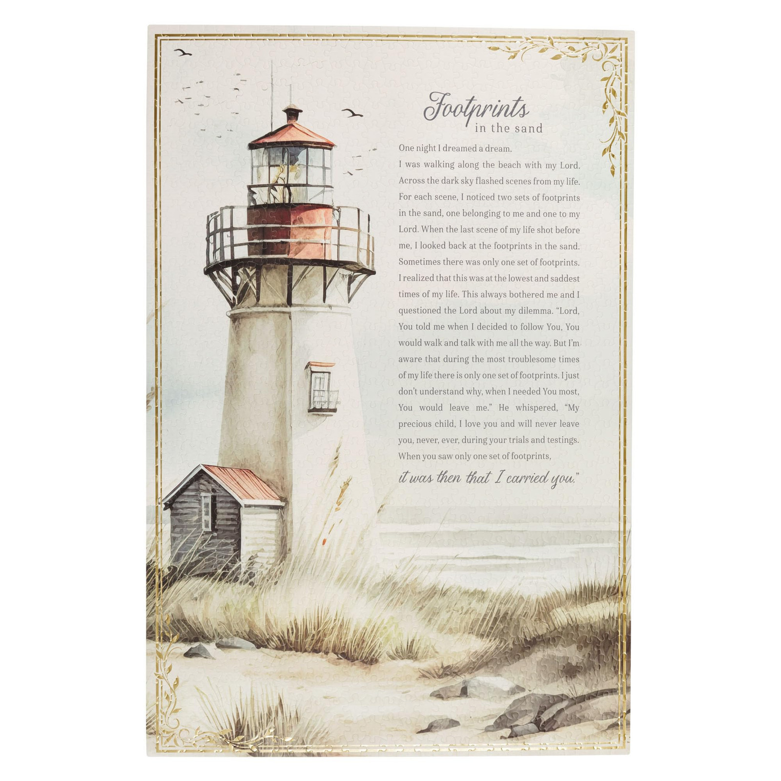 Christian Art Gifts 1000 Piece Inspirational Jigsaw Puzzle for Men, Women & Kids
