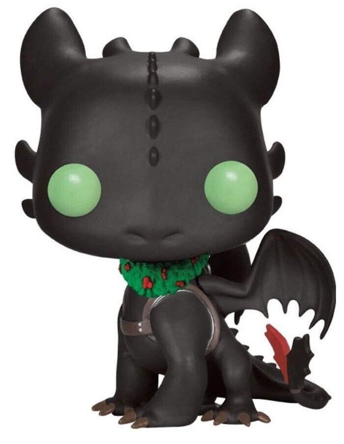 FUNKO POP DRAGON TRAINER 2 HOLIDAY TOOTHLESS 232 VINYL FIGURE NEW!