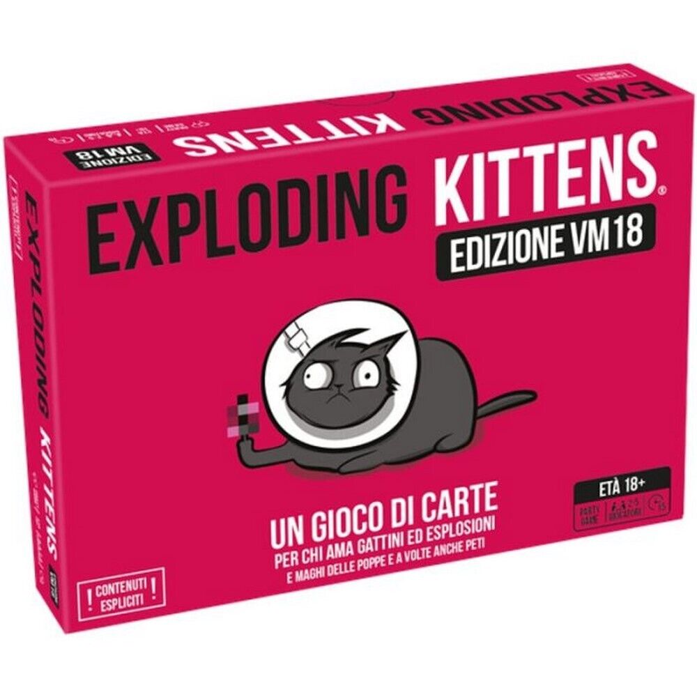 Exploding Kittens - Edizione VM18 - Pink Edition in Italiano