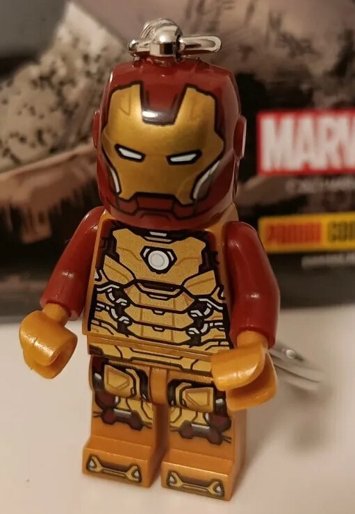 LEGO 854240 IRON MAN 😎 Portachiavi Marvel Infinity Saga 2023 Key-Ring NUOVO
