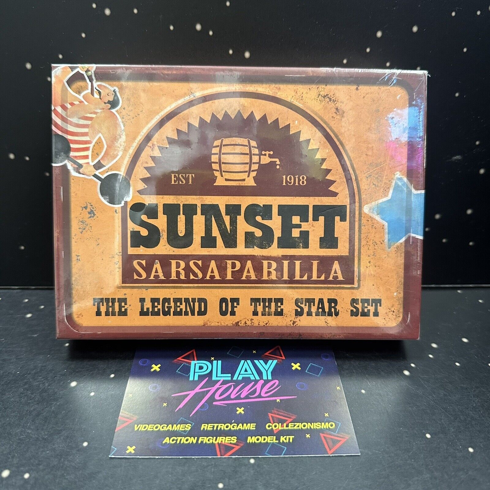 SUNSET SARSAPARILLA DISTINTIVO SCERIFFO FALLOUT NEW VEGAS METALLO LIMITED NUOVO