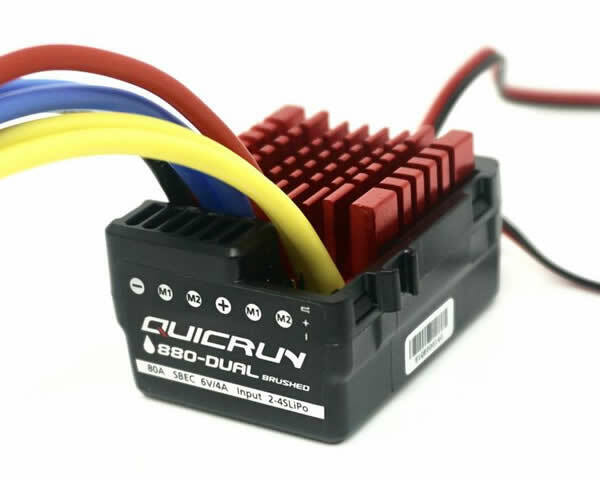 HW30120301 - Hobbywing QuicRun 0880 Dual Brushed ESC 80A