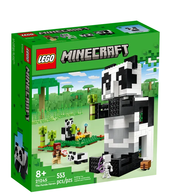 LEGO 21245 MINECRAFT IL RIFUGIO DEL PANDA