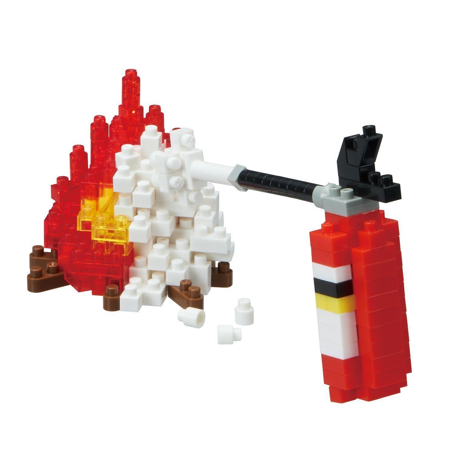 Nanoblock Estintore Mini Mattoncini Puzzle Nanoblock NBC_242 180 Pezzi