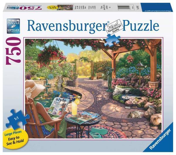 Puzzle 750 elementów. Piękne podwórko