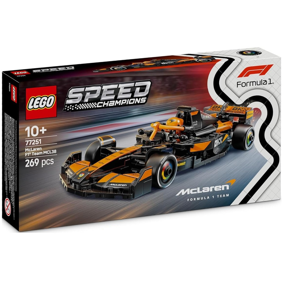 Lego Speed Champions Mclaren F1 Team 77251 Modellino Auto Formula 1 Costruzione