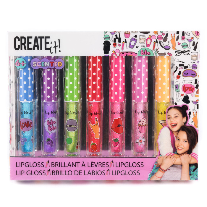 LIPGLOSS LUCIDA LABBRA GLITTERATO PROFUMATO ALLA FRUTTA