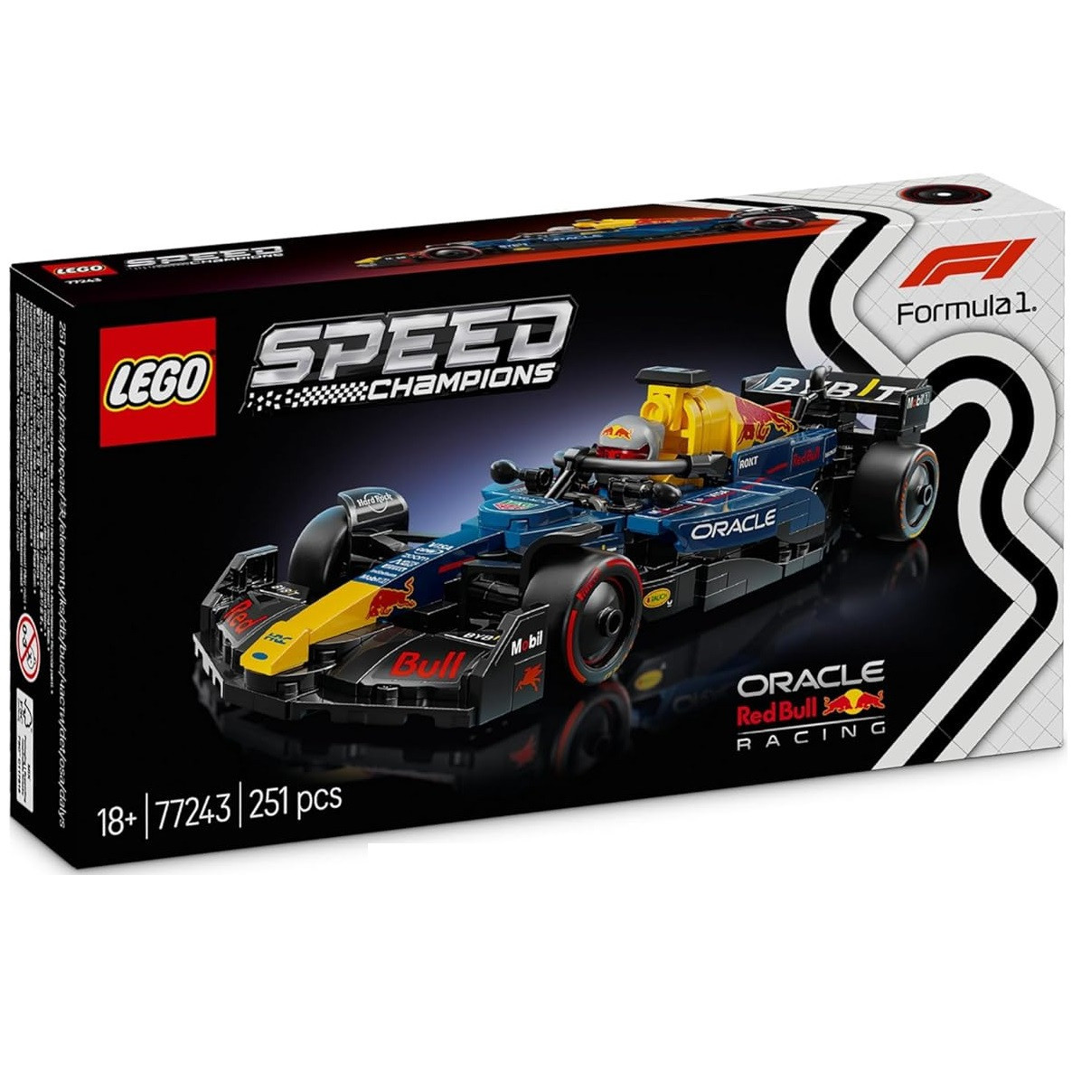 Lego Speed Champions Oracle Red Bull 77243 Modellino Auto Formula 1 Costruzione