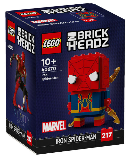 LEGO 40670 BrickHeadz Iron Spider-Man RARE