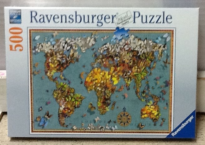 PUZZLE RAVENSBURGER 500 PEZZI MONDO DI FARFALLE