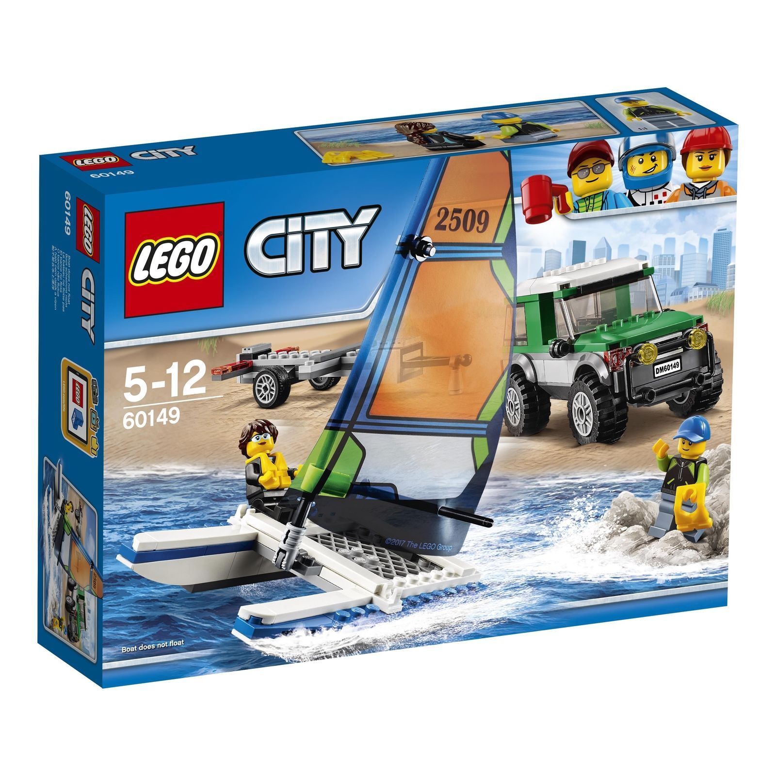 LEGO CITY PICK UP 4X4 CON CATAMARANO  ART. 60149