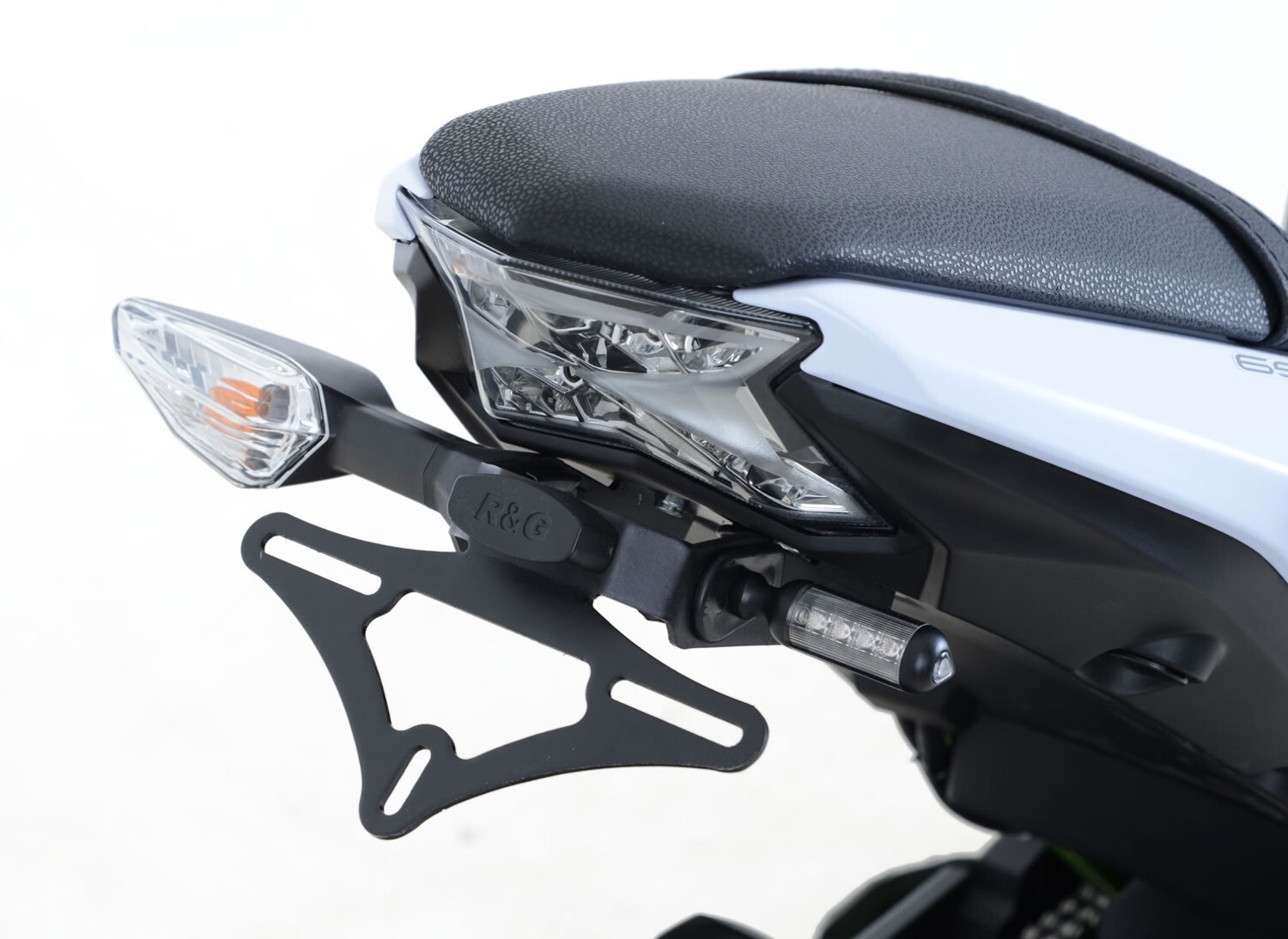 R&G PORTATARGA COMPATIBILE PER KAWASAKI NINJA 650 2017 > 2023 LP0214BK NERO